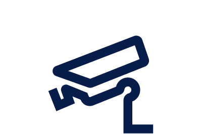 Ikon. Kameraövervakning.