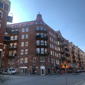 Brf Hejderidarens fasad