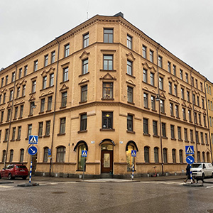 Bf Midgårds Upa fasad