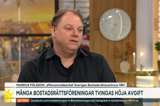Markus Pålsson intervjuas i Nyhetsmorgon