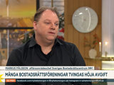 Markus Pålsson intervjuas i Nyhetsmorgon