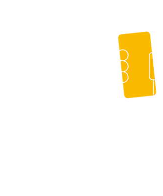 Illustration. Man pratar i mobiltelefon.