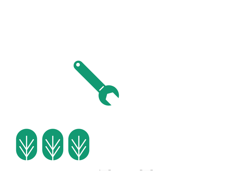Stor skiftnyckel som används av teknisk förvaltare i bostadsrättsförening. Illustration.
