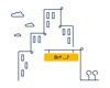 Illustration. Bostadsrättshus med brf-skylt framför.