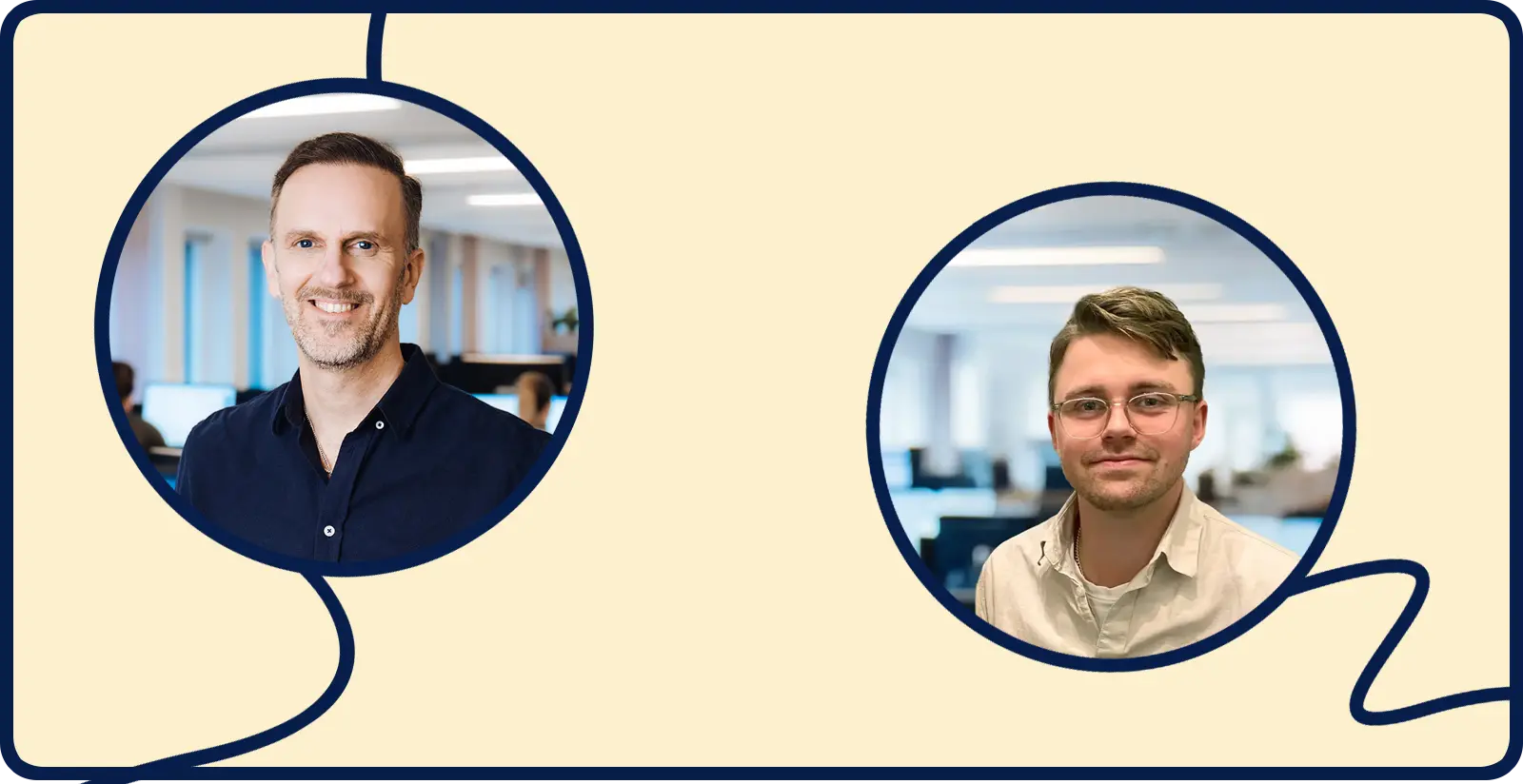 Jonas och Marcus, underhållsplanerare på SBC.