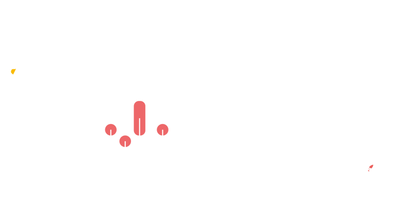 Bostadsrättsförening med olika typer av husbyggnader. Illustration.