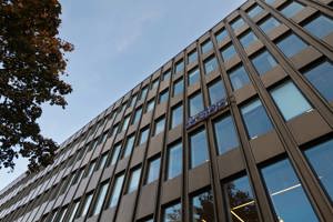 Fasad till SBCs kontor i Stockholm